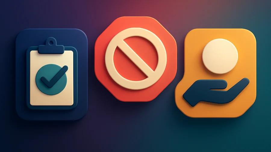 Necessity, prohibition and permission